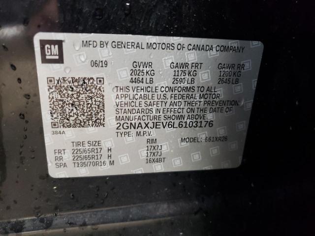 Photo 11 VIN: 2GNAXJEV6L6103176 - CHEVROLET EQUINOX 