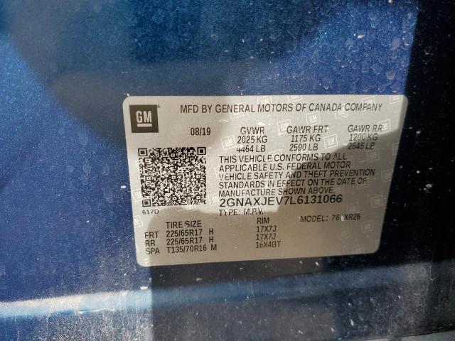 Photo 12 VIN: 2GNAXJEV7L6131066 - CHEVROLET EQUINOX LT 