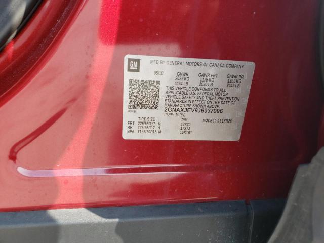 Photo 12 VIN: 2GNAXJEV9J6337096 - CHEVROLET EQUINOX 