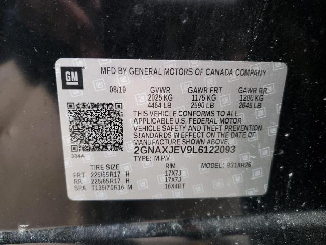 Photo 11 VIN: 2GNAXJEV9L6122093 - CHEVROLET EQUINOX 