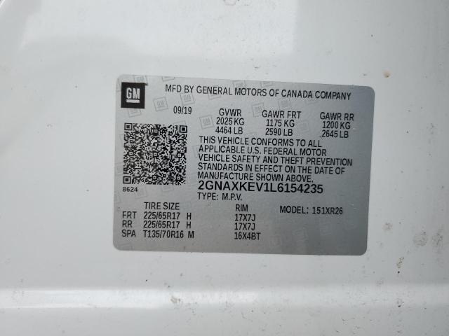 Photo 11 VIN: 2GNAXKEV1L6154235 - CHEVROLET EQUINOX 