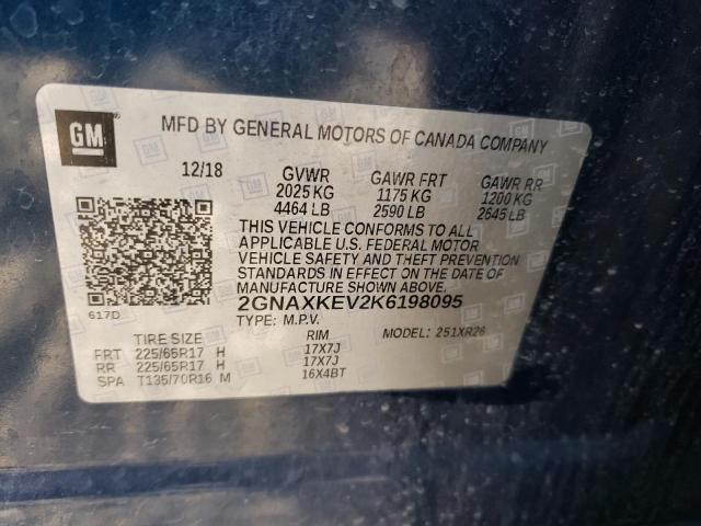 Photo 12 VIN: 2GNAXKEV2K6198095 - CHEVROLET EQUINOX 