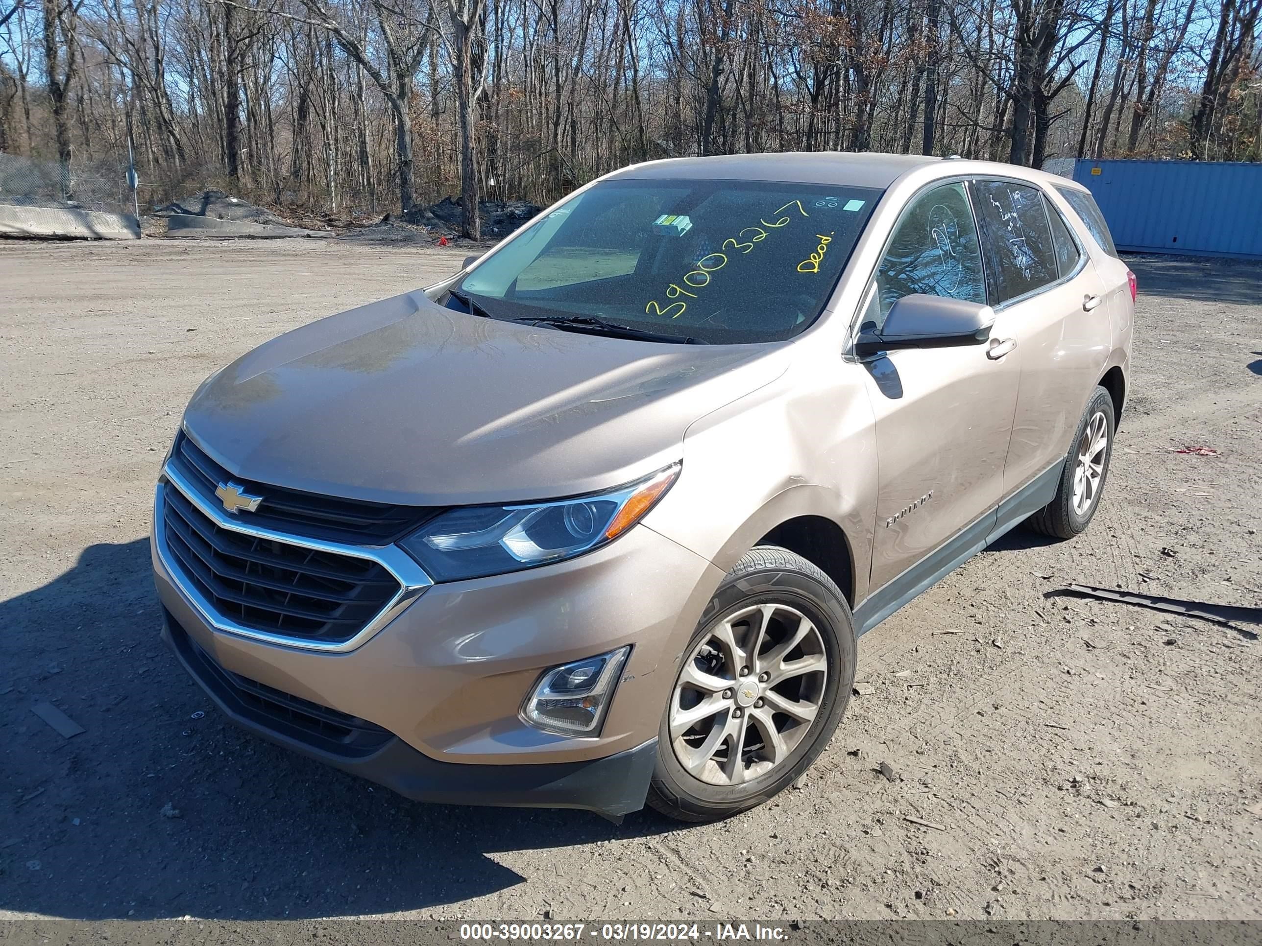 Photo 1 VIN: 2GNAXKEV4K6207170 - CHEVROLET EQUINOX 