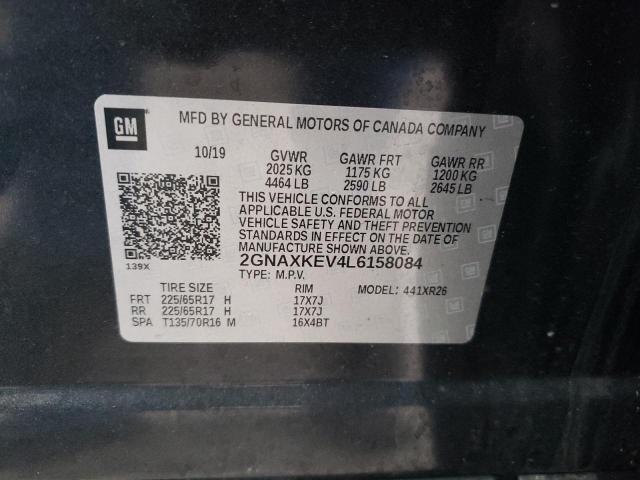 Photo 9 VIN: 2GNAXKEV4L6158084 - CHEVROLET EQUINOX LT 