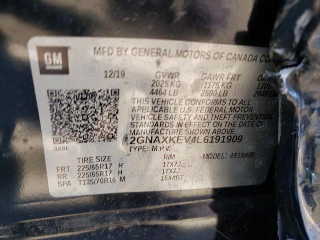 Photo 12 VIN: 2GNAXKEV4L6191909 - CHEVROLET EQUINOX LT 