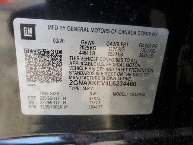 Photo 11 VIN: 2GNAXKEV4L6234466 - CHEVROLET EQUINOX LT 