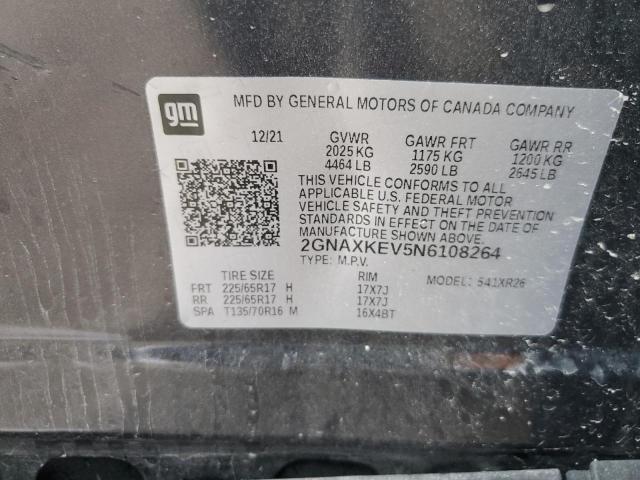 Photo 12 VIN: 2GNAXKEV5N6108264 - CHEVROLET EQUINOX 