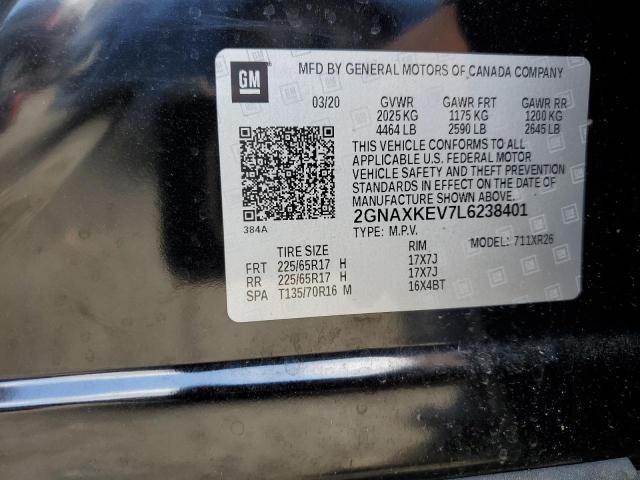 Photo 12 VIN: 2GNAXKEV7L6238401 - CHEVROLET EQUINOX 