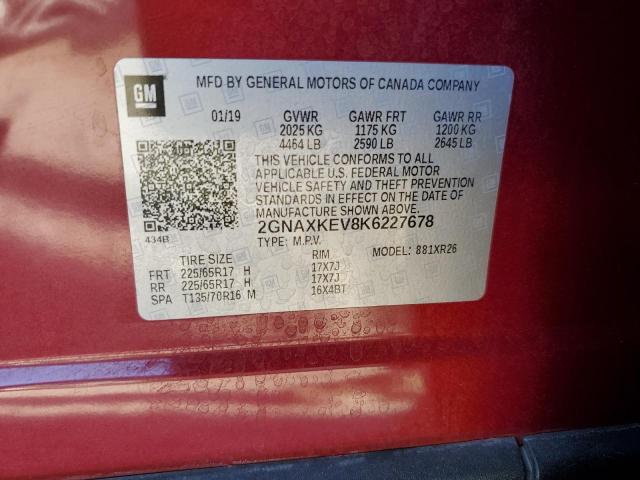 Photo 13 VIN: 2GNAXKEV8K6227678 - CHEVROLET EQUINOX 