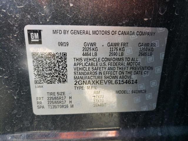 Photo 9 VIN: 2GNAXKEV9L6154614 - CHEVROLET EQUINOX LT 