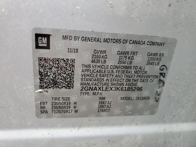 Photo 11 VIN: 2GNAXLEX3K6185296 - CHEVROLET EQUINOX 