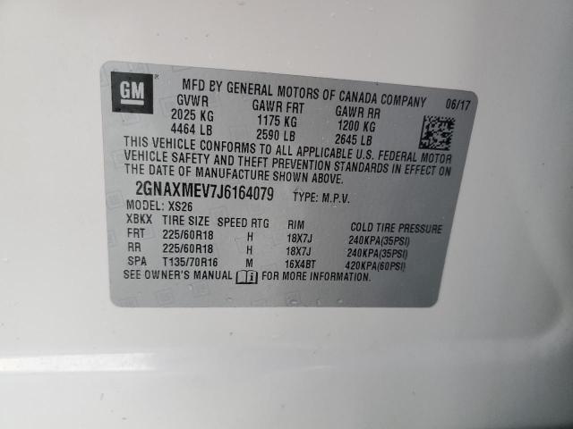 Photo 13 VIN: 2GNAXMEV7J6164079 - CHEVROLET EQUINOX PR 