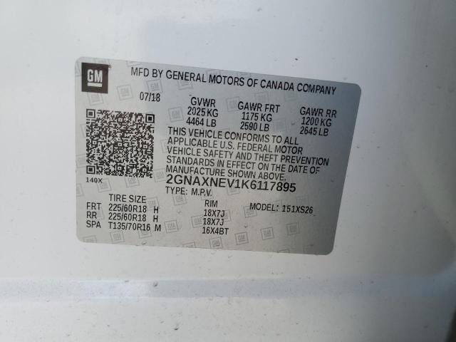 Photo 12 VIN: 2GNAXNEV1K6117895 - CHEVROLET EQUINOX PR 