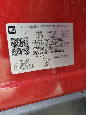 Photo 13 VIN: 2GNAXNEV8N6109085 - CHEVROLET EQUINOX 