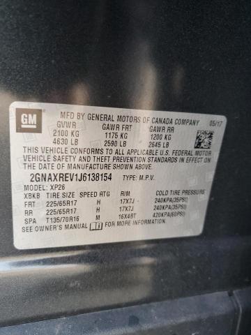 Photo 12 VIN: 2GNAXREV1J6138154 - CHEVROLET EQUINOX 