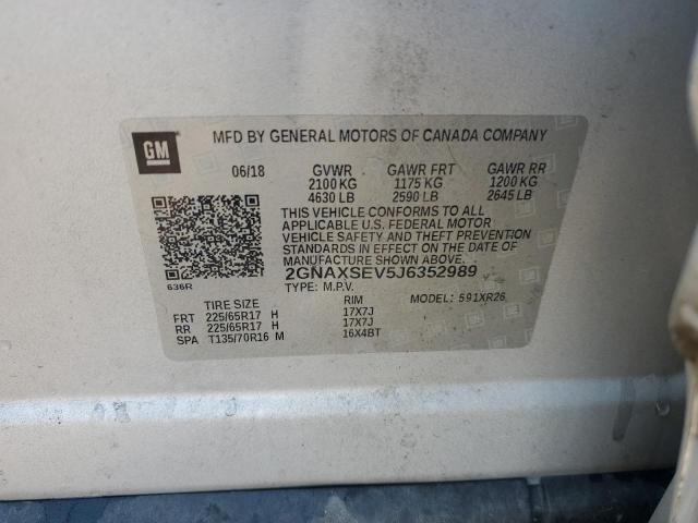 Photo 12 VIN: 2GNAXSEV5J6352989 - CHEVROLET EQUINOX 