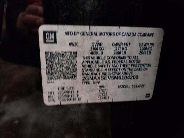 Photo 13 VIN: 2GNAXSEV5M6104200 - CHEVROLET EQUINOX 