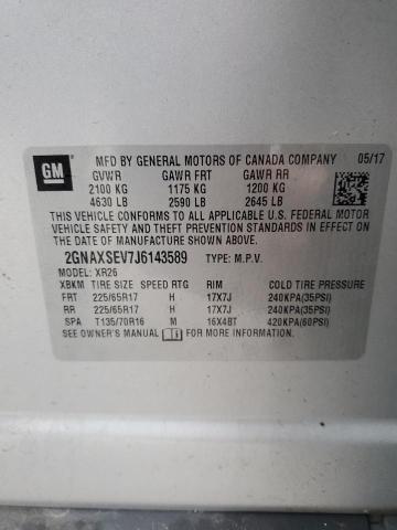 Photo 11 VIN: 2GNAXSEV7J6143589 - CHEVROLET EQUINOX 