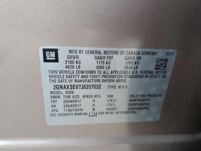 Photo 13 VIN: 2GNAXSEV7J6207632 - CHEVROLET EQUINOX 