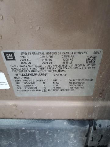 Photo 12 VIN: 2GNAXSEV8J6183941 - CHEVROLET EQUINOX LT 