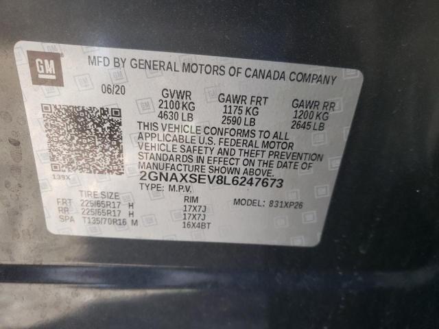 Photo 12 VIN: 2GNAXSEV8L6247673 - CHEVROLET EQUINOX LS 