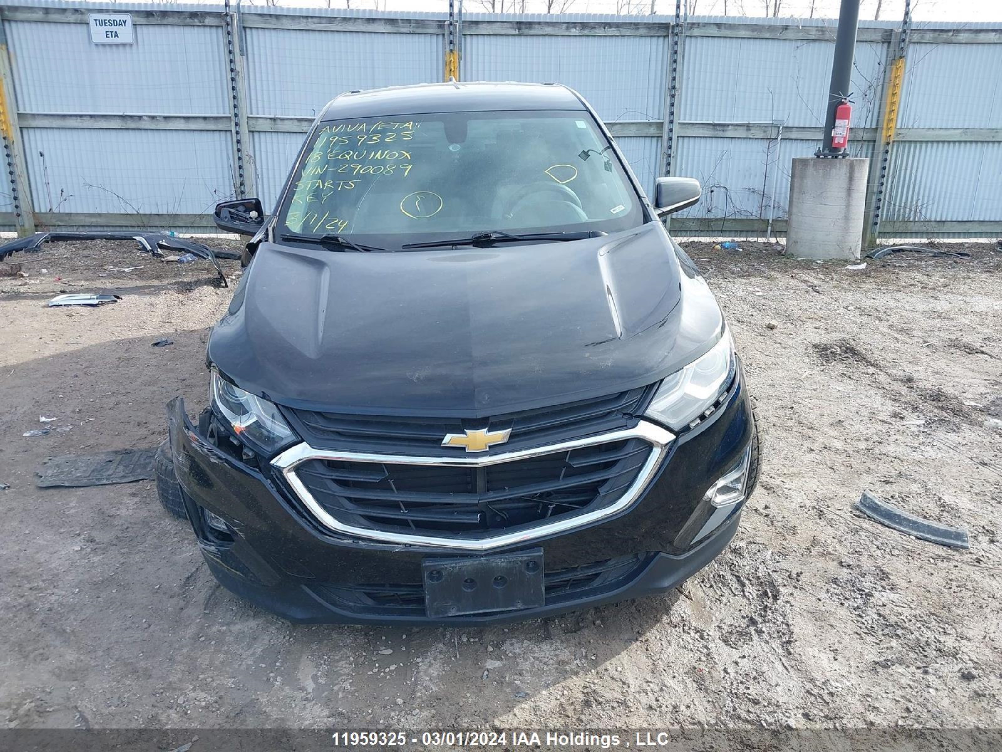 Photo 11 VIN: 2GNAXSEV9J6290089 - CHEVROLET EQUINOX 