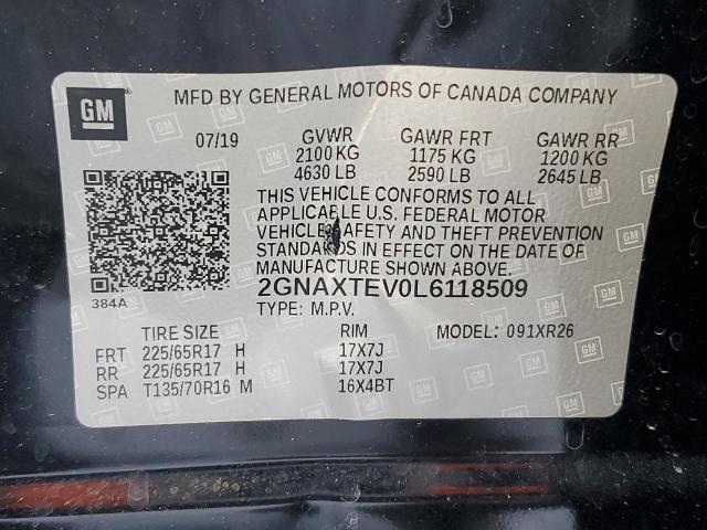 Photo 13 VIN: 2GNAXTEV0L6118509 - CHEVROLET EQUINOX 