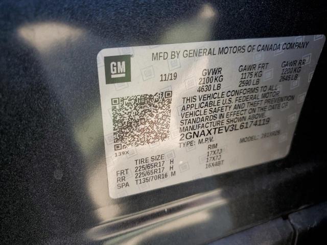 Photo 12 VIN: 2GNAXTEV3L6174119 - CHEVROLET EQUINOX LT 