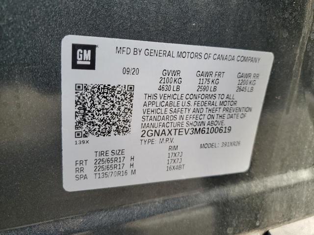 Photo 11 VIN: 2GNAXTEV3M6100619 - CHEVROLET EQUINOX 