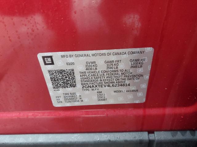 Photo 12 VIN: 2GNAXTEV4L6234814 - CHEVROLET EQUINOX 