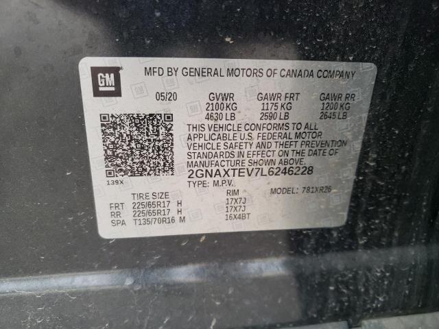 Photo 12 VIN: 2GNAXTEV7L6246228 - CHEVROLET EQUINOX 