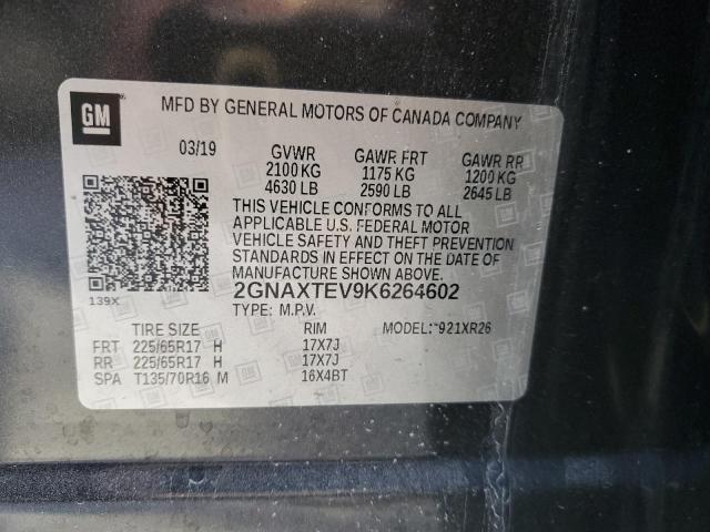 Photo 11 VIN: 2GNAXTEV9K6264602 - CHEVROLET EQUINOX 