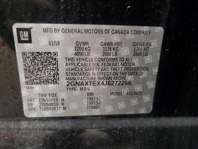 Photo 12 VIN: 2GNAXTEX4J6272266 - CHEVROLET EQUINOX LT 