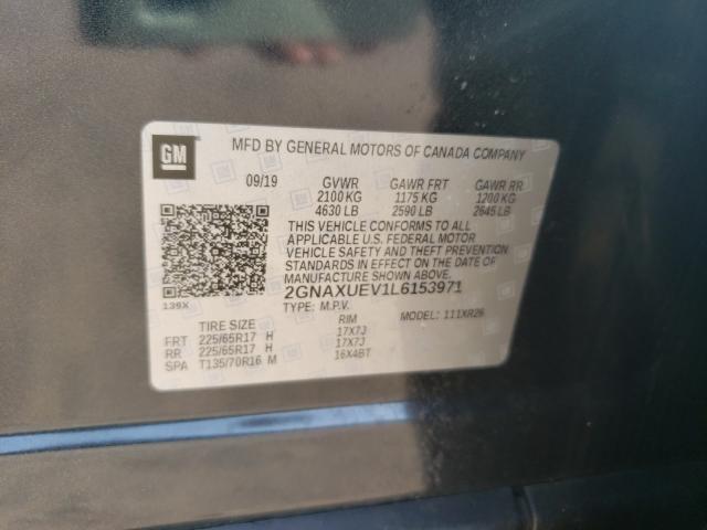 Photo 9 VIN: 2GNAXUEV1L6153971 - CHEVROLET EQUINOX LT 