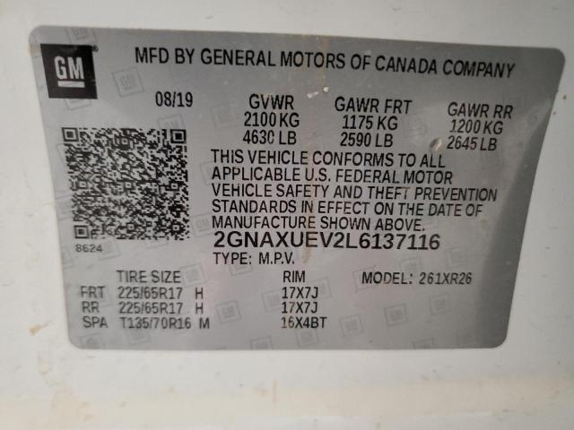 Photo 11 VIN: 2GNAXUEV2L6137116 - CHEVROLET EQUINOX 