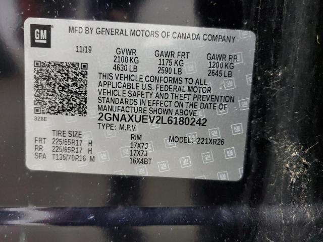 Photo 12 VIN: 2GNAXUEV2L6180242 - CHEVROLET EQUINOX 