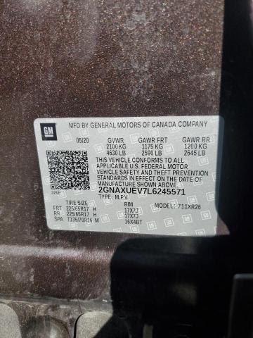 Photo 13 VIN: 2GNAXUEV7L6245571 - CHEVROLET EQUINOX LT 