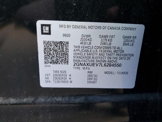 Photo 13 VIN: 2GNAXUEV7L6284550 - CHEVROLET EQUINOX LT 