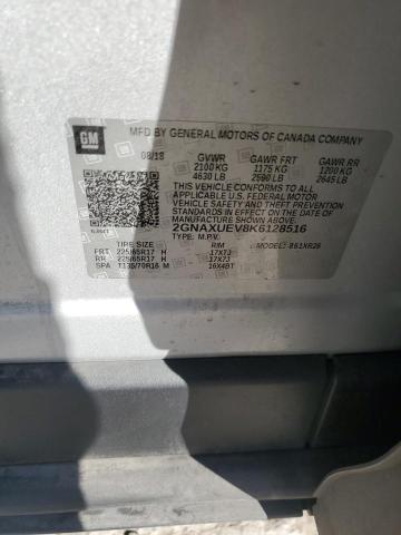 Photo 11 VIN: 2GNAXUEV8K6128516 - CHEVROLET EQUINOX LT 