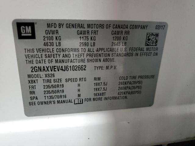 Photo 12 VIN: 2GNAXVEV4J6102662 - CHEVROLET EQUINOX PR 