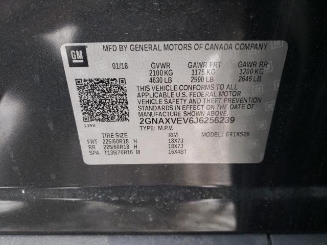 Photo 11 VIN: 2GNAXVEV6J6256239 - CHEVROLET EQUINOX 