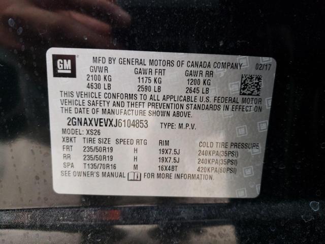 Photo 12 VIN: 2GNAXVEVXJ6104853 - CHEVROLET EQUINOX PR 