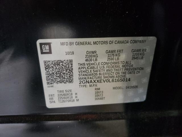 Photo 12 VIN: 2GNAXXEV0L6165014 - CHEVROLET EQUINOX PR 