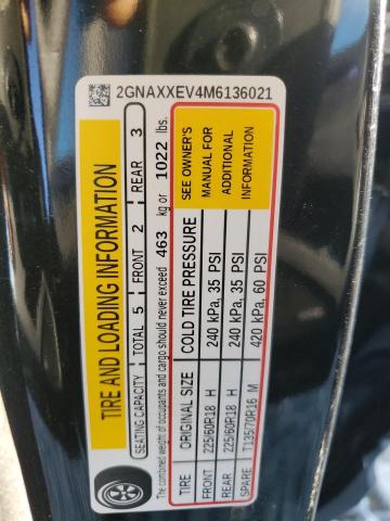 Photo 12 VIN: 2GNAXXEV4M6136021 - CHEVROLET EQUINOX PR 