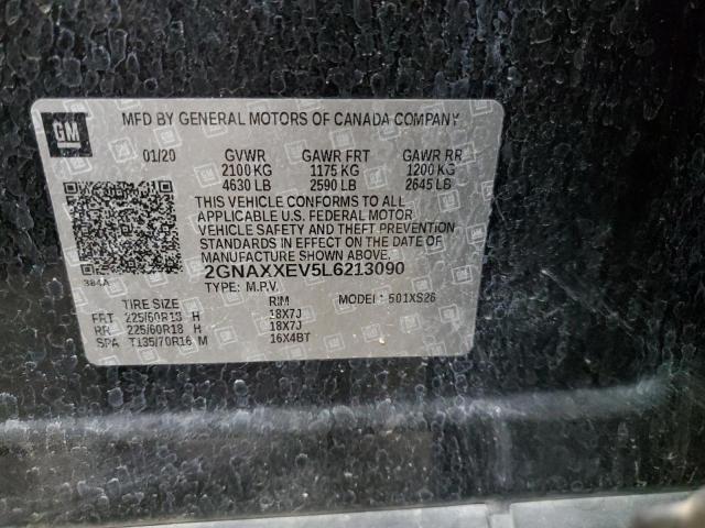 Photo 12 VIN: 2GNAXXEV5L6213090 - CHEVROLET EQUINOX PR 