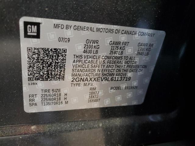 Photo 12 VIN: 2GNAXXEV9L6113719 - CHEVROLET EQUINOX 