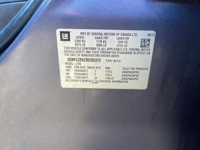 Photo 9 VIN: 2GNFLCEK2D6385370 - CHEVROLET EQUINOX LS 