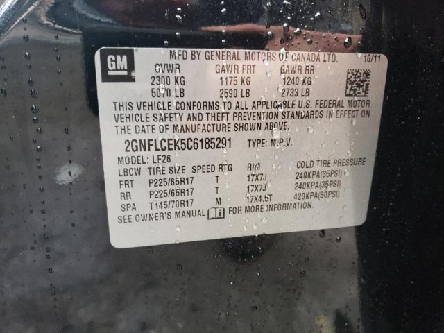 Photo 11 VIN: 2GNFLCEK5C6185291 - CHEVROLET EQUINOX 