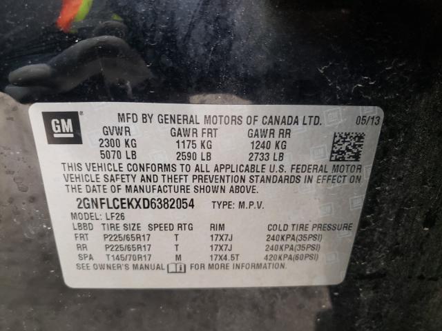 Photo 9 VIN: 2GNFLCEKXD6382054 - CHEVROLET EQUINOX LS 