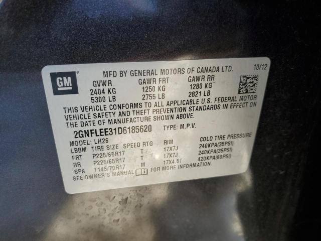 Photo 11 VIN: 2GNFLEE31D6185620 - CHEVROLET EQUINOX 